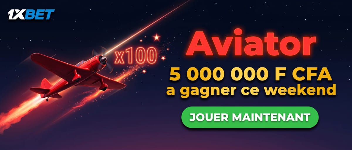 Aviator — 5 000 000 F CFA à gagner ce weekend