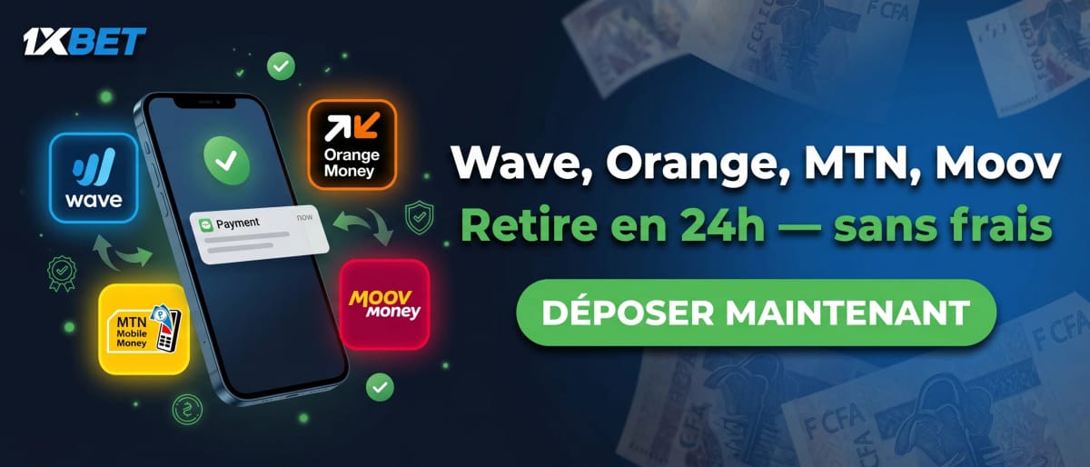Wave, Orange, MTN, Moov — Retire en 24h, sans frais